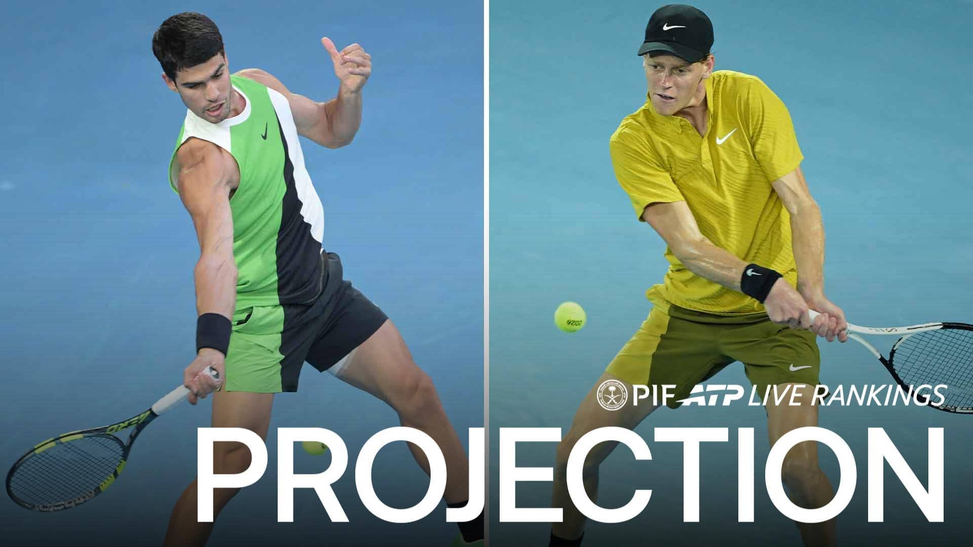 Carlos Alcaraz and Jannik Sinner are both in action at the ATP 500 in Doha this week. 