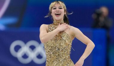 Alysa Liu of the United States competes during the women's figure skating free program at the 2026 Winter Olympics, in Milan, Italy, Thursday, Feb. 19, 2026. (AP Photo/Natacha Pisarenko)