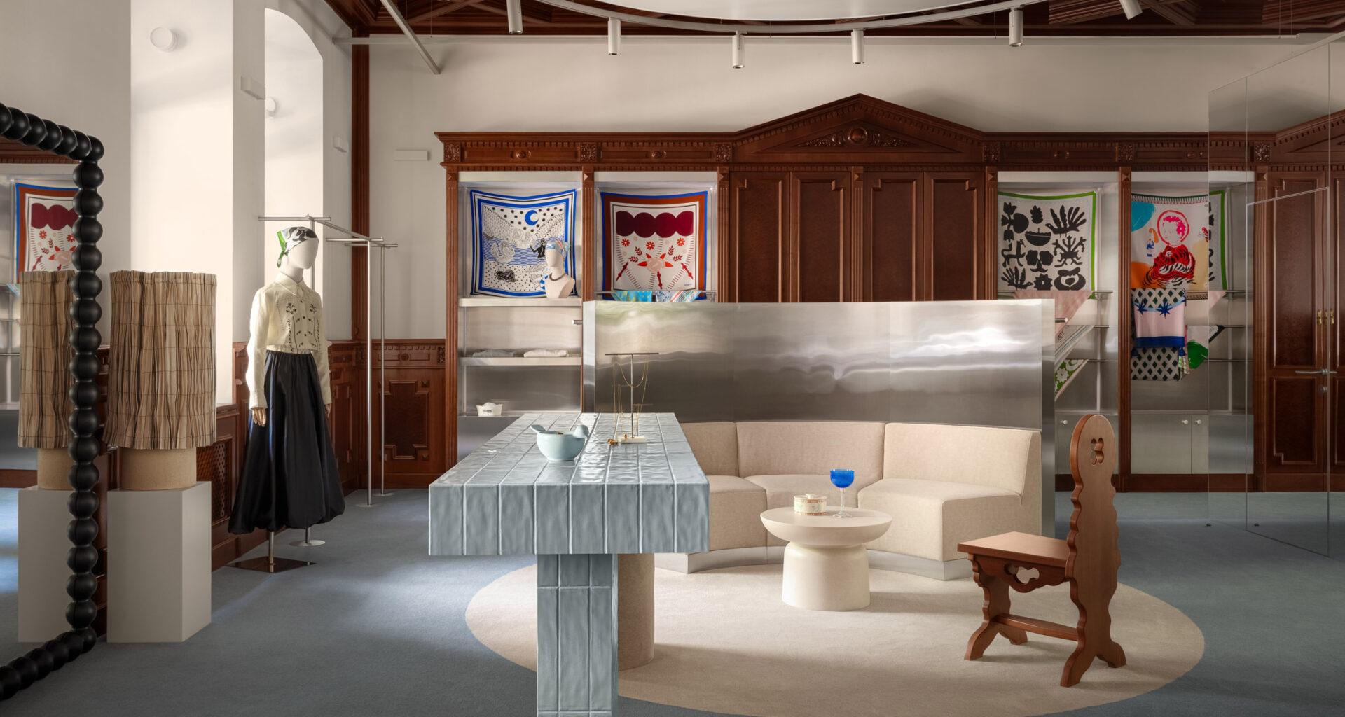 Anastasiia Tempynska transforms embassy into Kyiv showroom