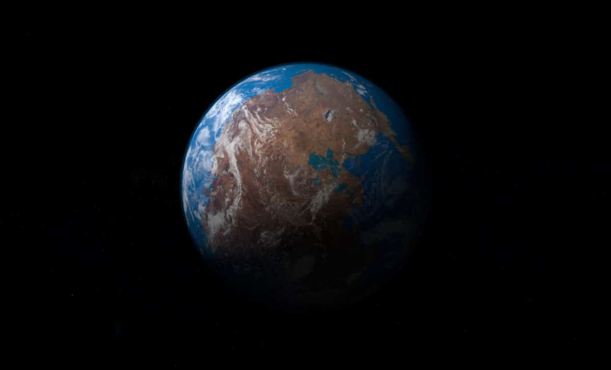 Ancient Supercontinent Pangea In Earth Planet