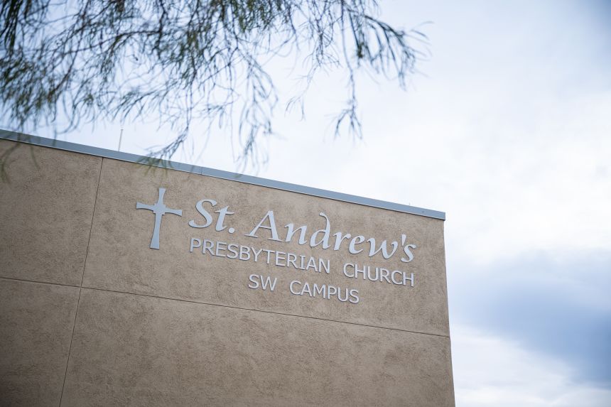St. Andrew's Presbyterian Church, which Nancy Guthrie attends, is seen Thursday, February 5, 2026, in Tucson, Arizona.