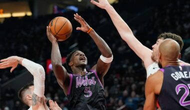 NBA fines Anthony Edwards $25,000 for throwing a ball into the stands after the halftime buzzer