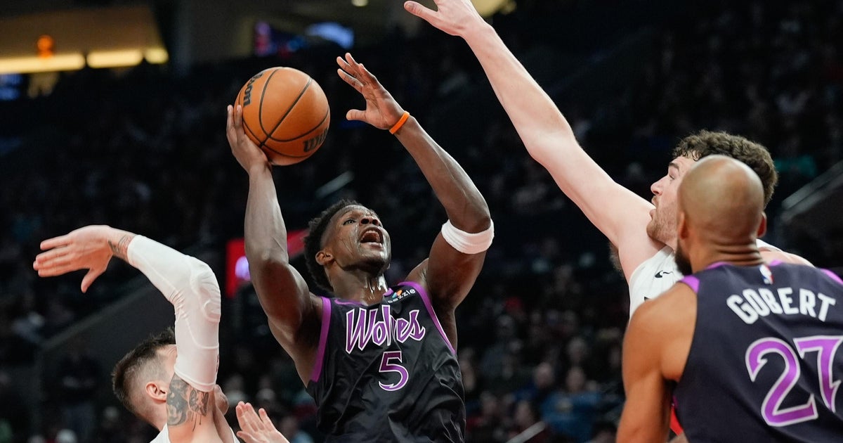 NBA fines Anthony Edwards $25,000 for throwing a ball into the stands after the halftime buzzer