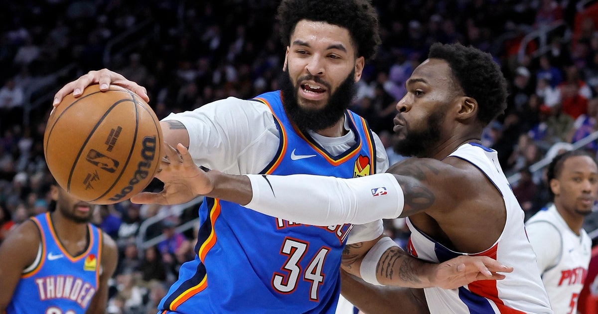 Pistons beat Thunder 124-116 as Duren, Cunningham score 29 each