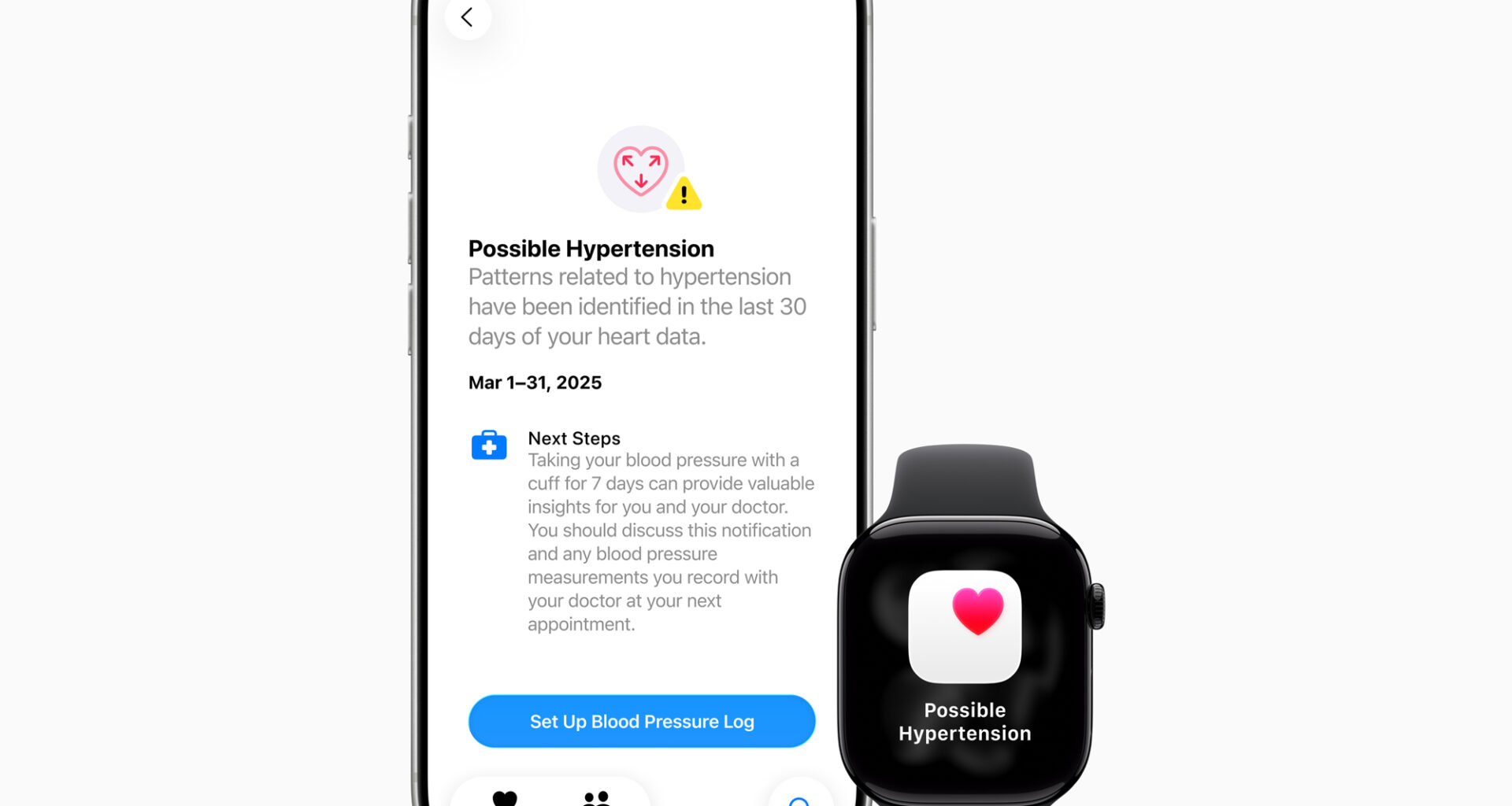 apple watch new hypertension notifications feature