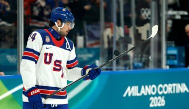 USA vs. Denmark prediction, odds, line, time: 2026 Winter Olympics men's hockey picks for Saturday, Feb. 14