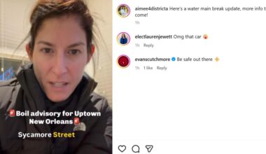 City leaders provide updates after Uptown water main break, sinkhole