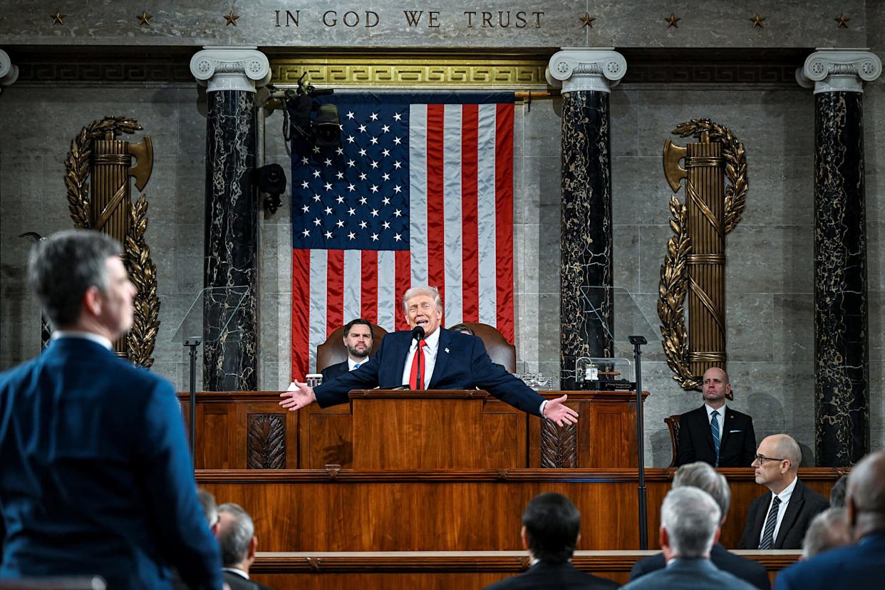 President Trump delivers the first State of the Union address of his second term (Kenny Holston / Pool via Getty Images)