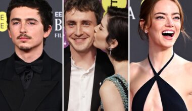 BAFTAs 2026 Red Carpet Arrivals (Photos)