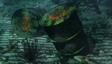 Barrels Of Toxic Waste In The Depths Of The Ocean