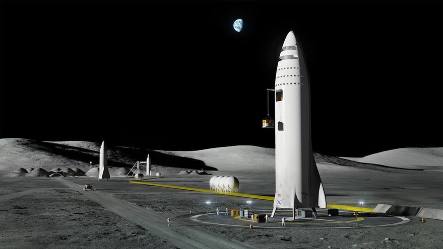 Musk says SpaceX focus is on the moon rather than Mars