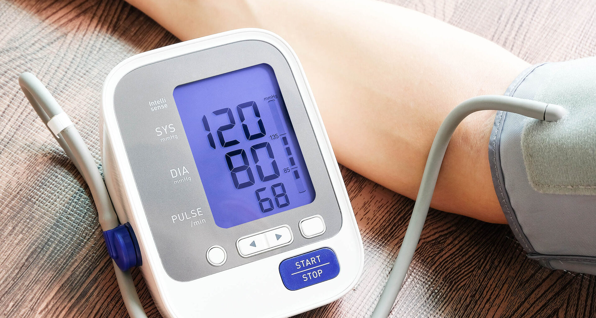 How you position your arm can alter blood pressure readings