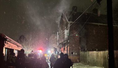 3-alarm fire at duplex in Braddock, Pennsylvania