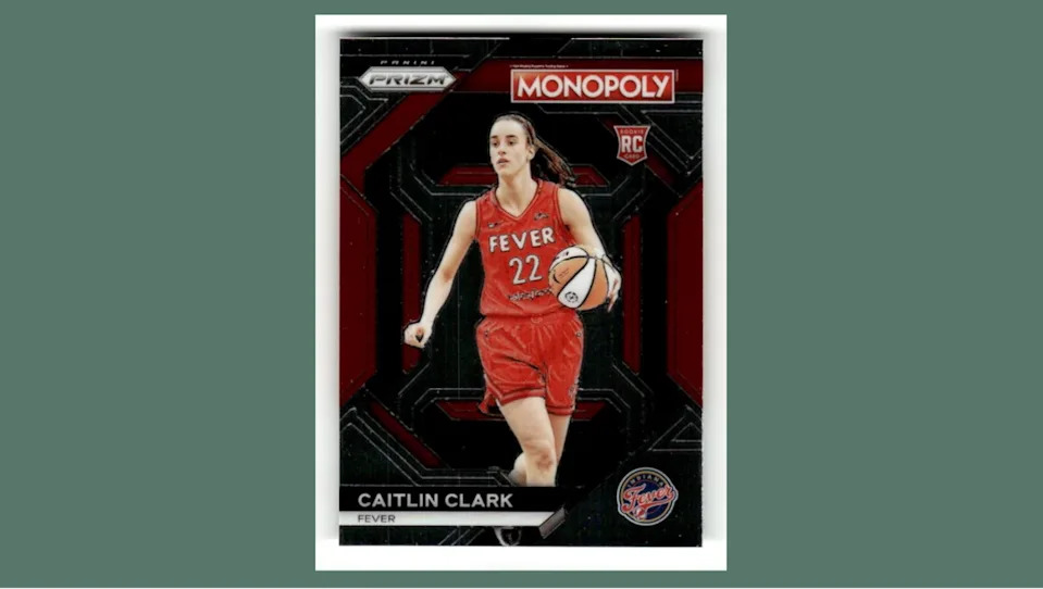 Panini Prizm Caitlin Clark rookies drive volume, grading submissions, and mainstream collector entry. <em>(Image courtesy of Panini America)</em>