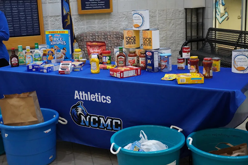 Fans who donate a canned food item will gain free entry into the Feb. 18, 2026 NCMC Timberwolves basketball games for the college’s fourth annual MCCAA Hunger Games, a competition to increase awareness of student food insecurity.