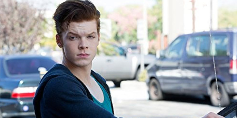 Cameron Monaghan as Ian looking serious in Shameless