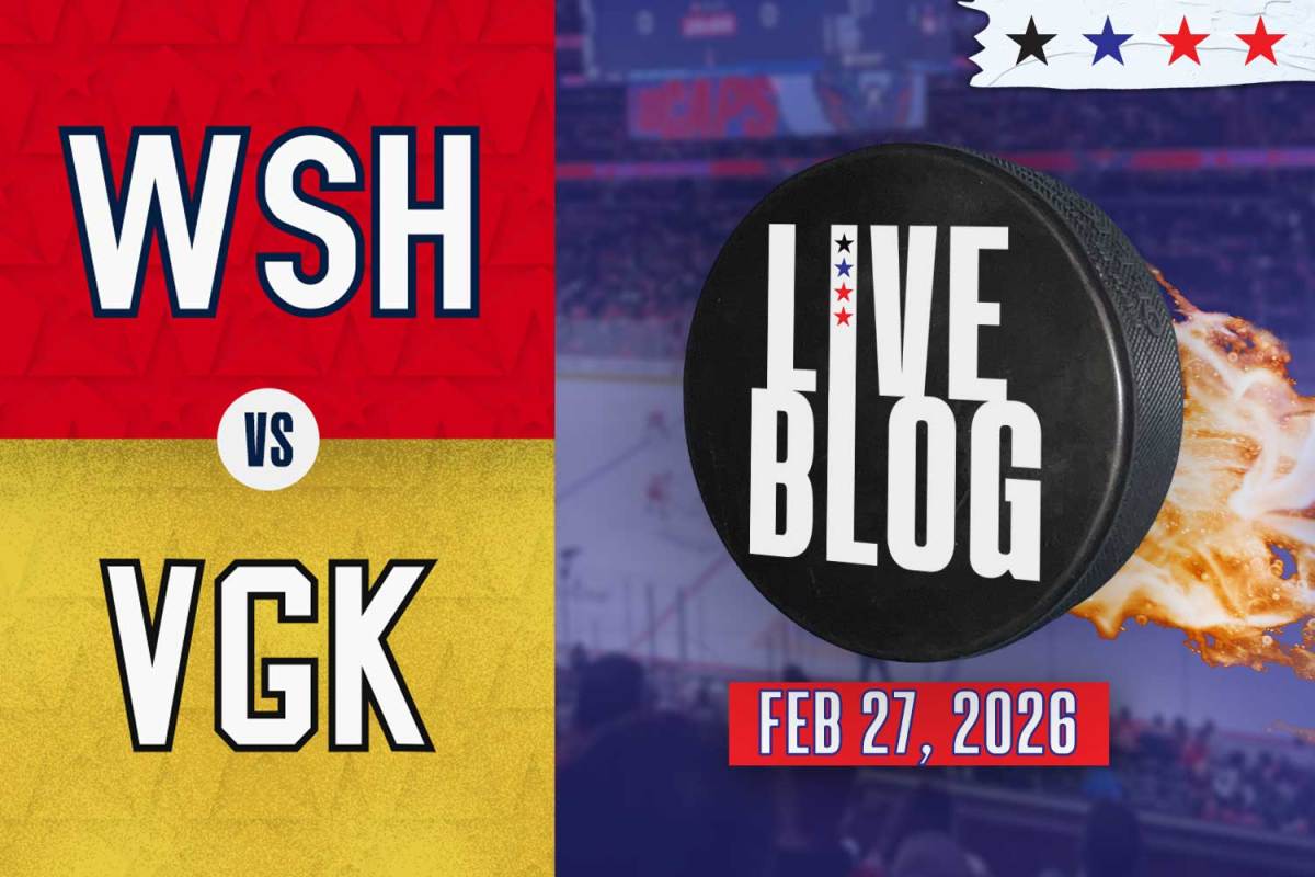 Live Updates: Washington Capitals vs Vegas Golden Knights at Capital One Arena