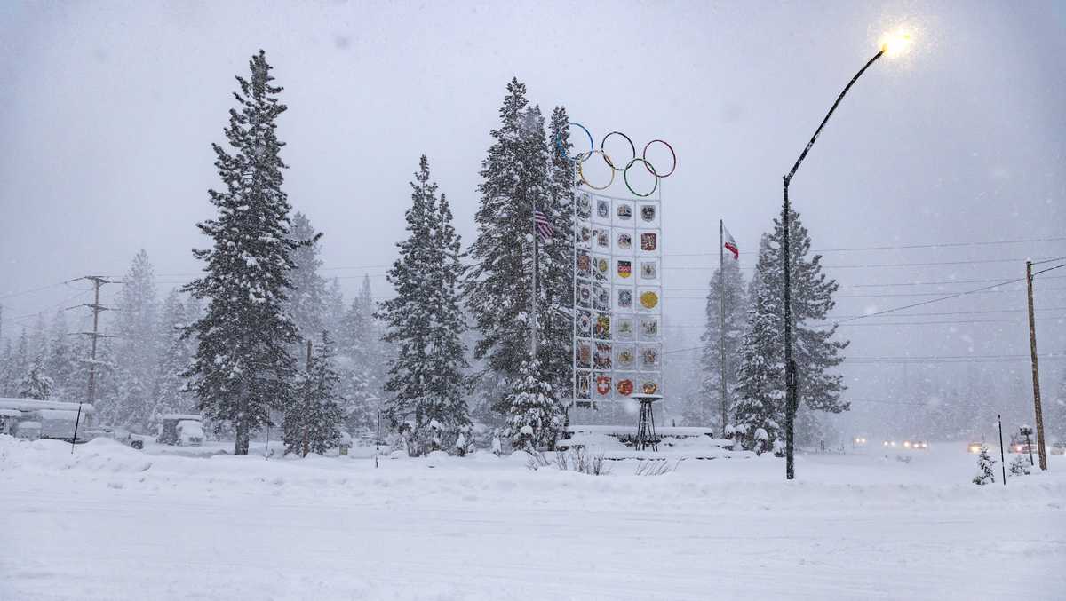 Live storm coverage in Northern California on February 17