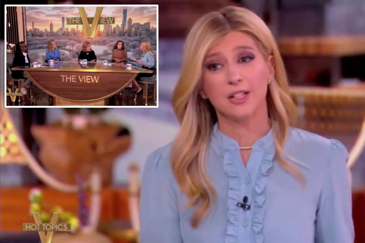 'The View' guest co-host corrects panel about Trump's policies helping the stock market