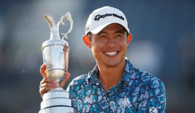 A photo of golfer Collin Morikawa