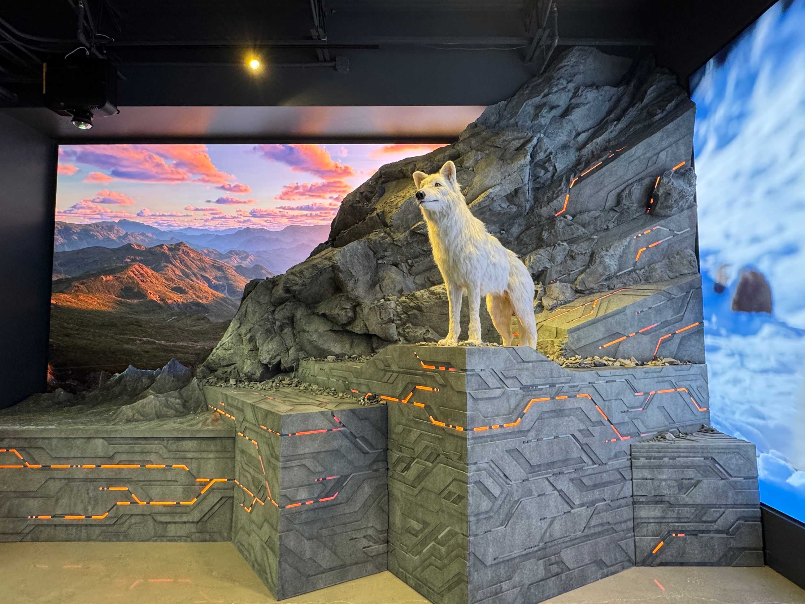 Colossal Biosciences Headquarters Dire Wolf Animatronic Rob Keyes Photo