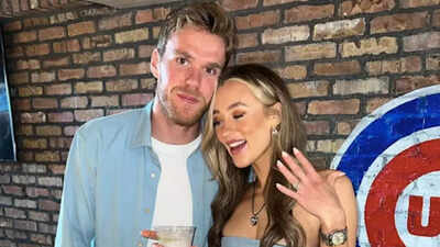 Connor McDavid’s wife Lauren Kyle turns heads in Milan as Oilers captain gears up for Olympic opener