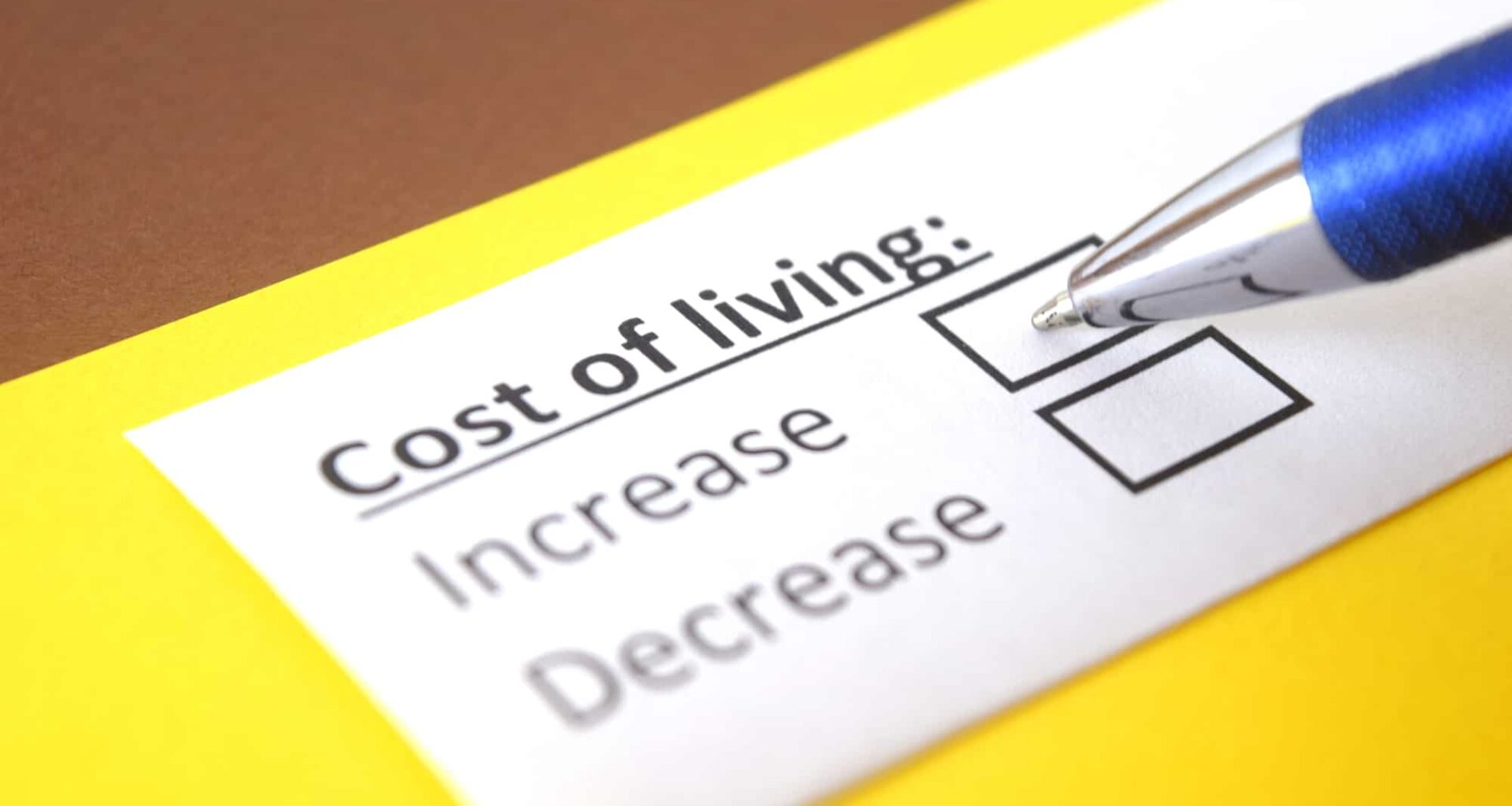 Cost of living adjustment (COLA) prediction