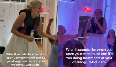Bride Goes Viral on Wedding Night Dancing While Doing Vital Cystic Fibrosis Treatment (WATCH)