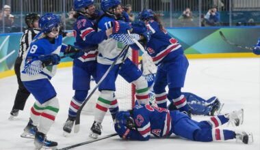 US women's hockey coach livid over officiating as win over Italy gets heated