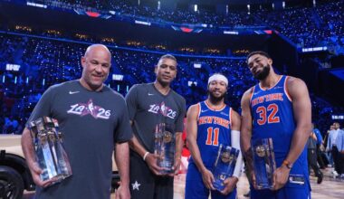 Jalen Brunson lifts Team Knicks to Shooting Stars Challenge title