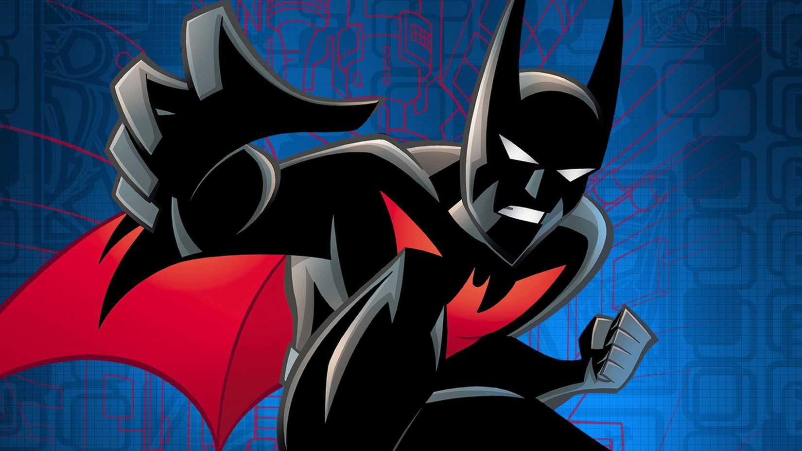 Terry McGinnis in his super-suit as Batman Beyond.