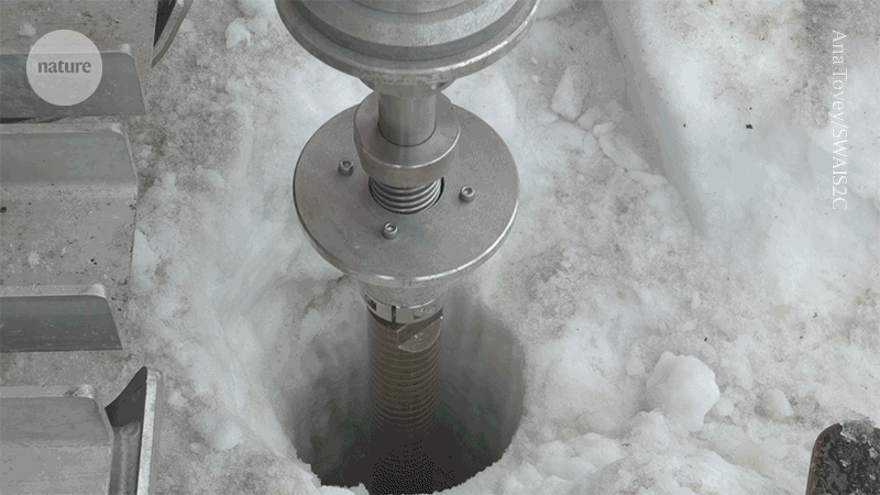 Deepest-ever rock core extracted from under Antarctic ice sheet