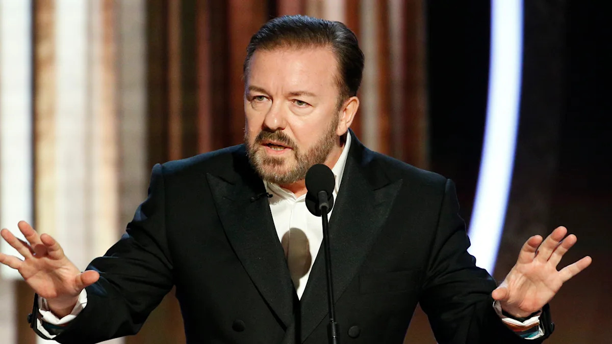 Ricky Gervais Advises Celebrities to Leave Politics Out of Speeches After Bad Bunny Slams ICE at Grammys