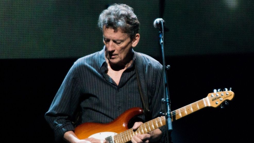 Iconic rock group the Eagles made a stop at Portland's Moda Center on Tuesday night, playing a night full of hits for a packed house of fans. The band (Don Henley, Joe Walsh, Timothy B. Schmit) were joined on stage by Deacon Frey, the son of the late founding member Glenn Frey, and country music icon Vince Gill. (KATU Photo by Tristan Fortsch on May 22, 2018)