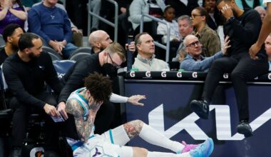 Hornets coach left feeling 'foolish' after collision leaves LaMelo Ball with a gash above his eye :: WRAL.com