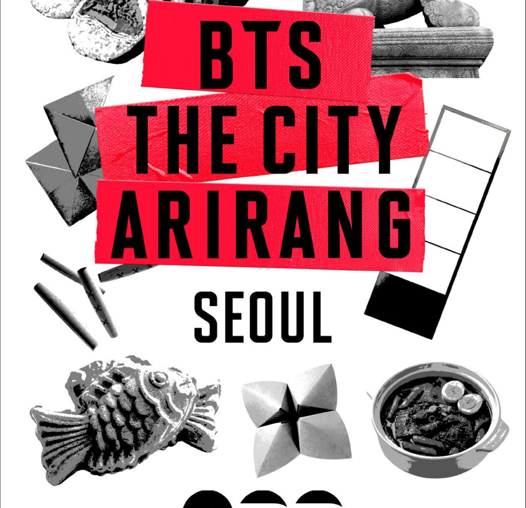 Poster for "BTS the City Arirang Seoul," a citywide festival celebrating the release of BTS's album "Arirang" in March and May [BIGHIT MUSIC]