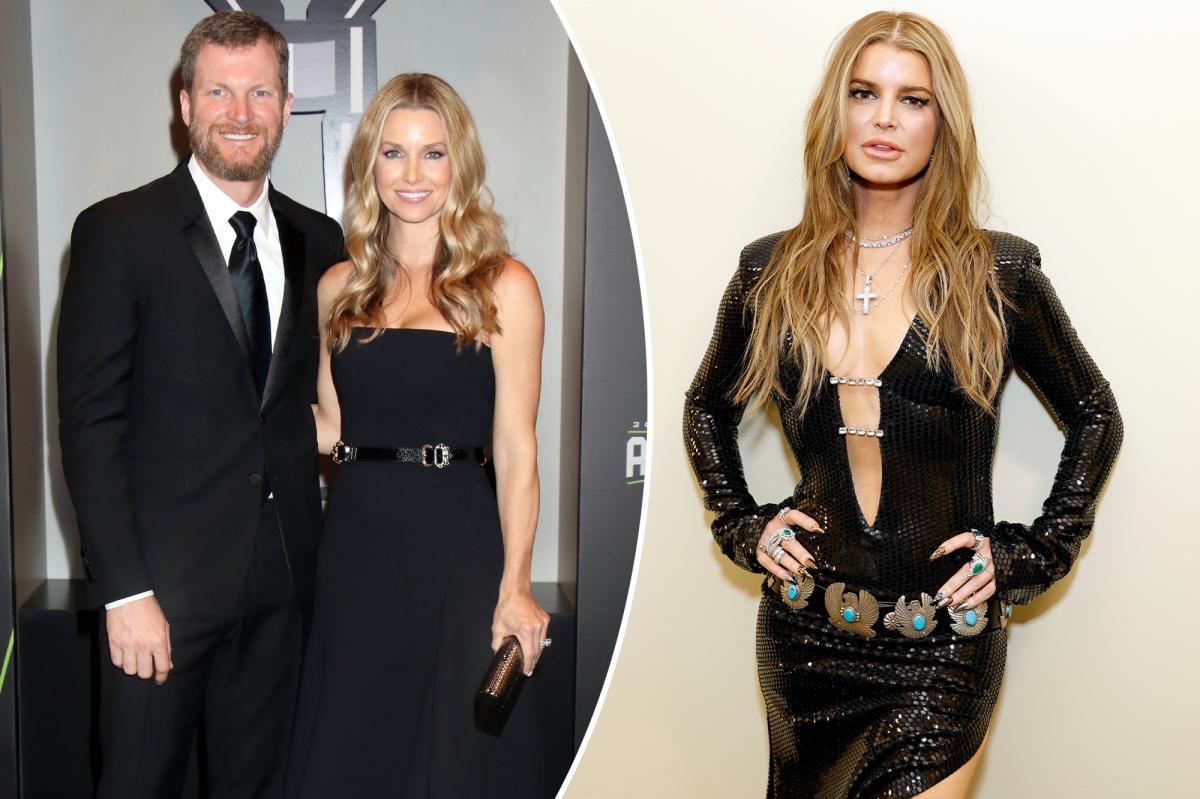 Dale Earnhardt Jr wife Amy stopped Jessica Simpson from visiting husband