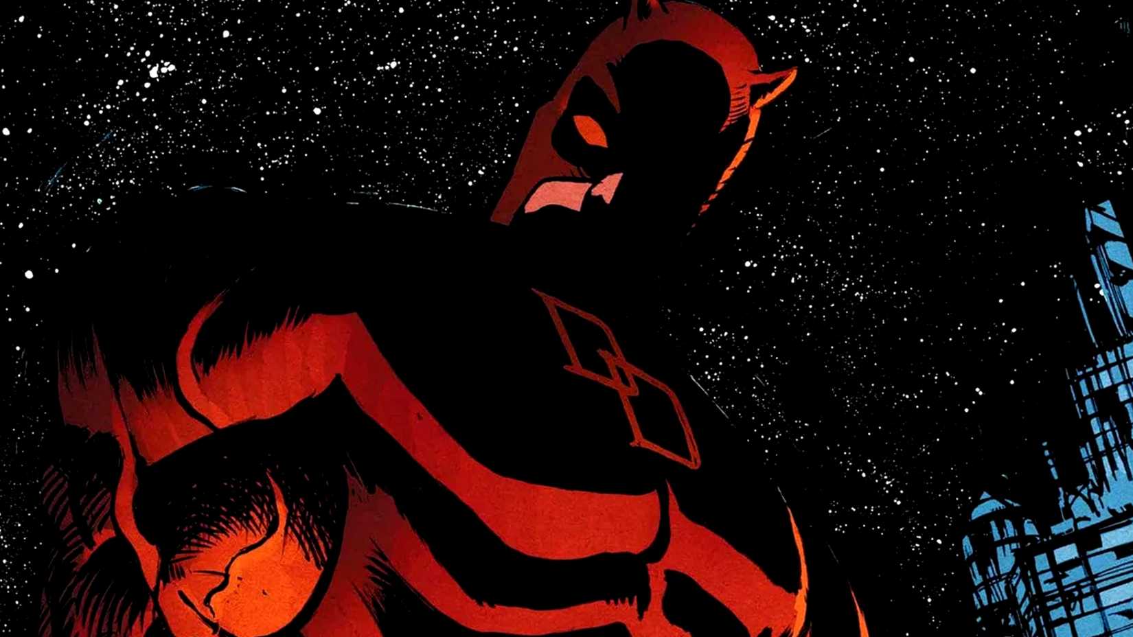 daredevil against the night sky