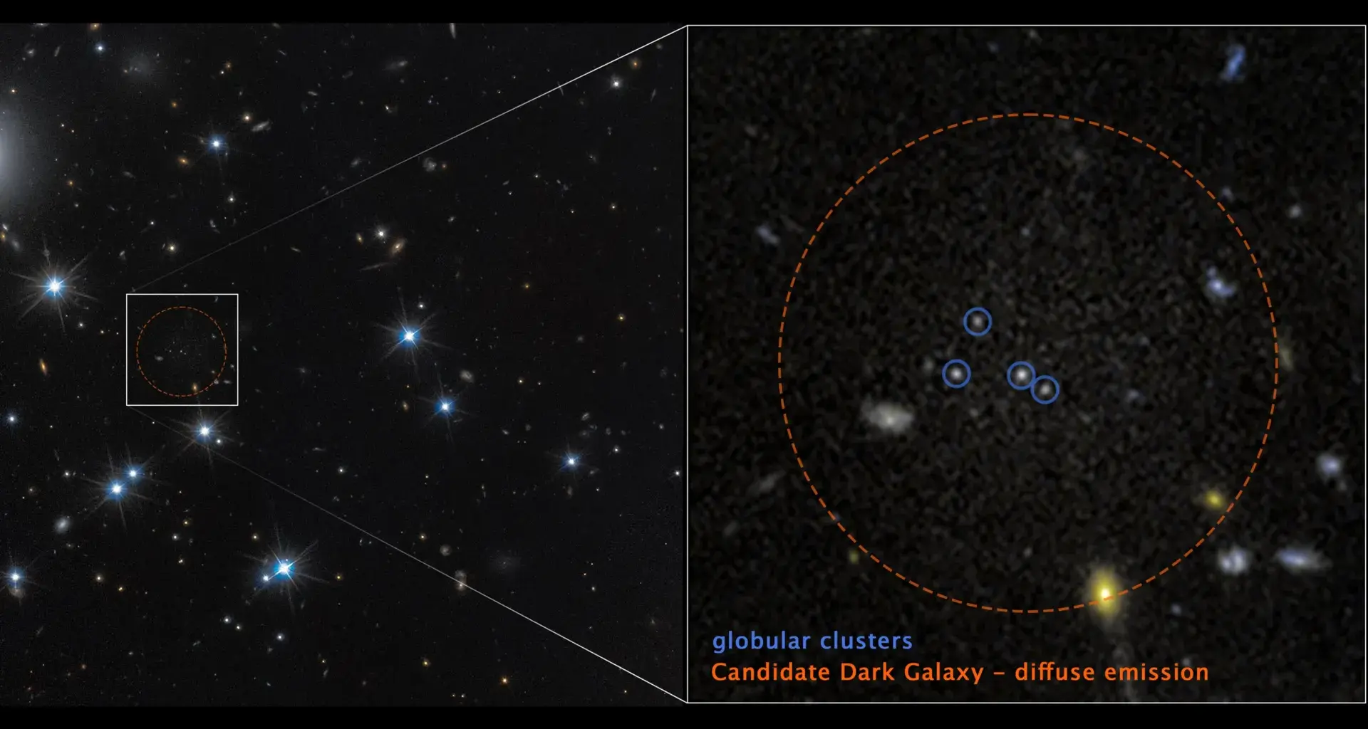 NASA’s Hubble spots nearly invisible “ghost galaxy” made of 99% dark matter