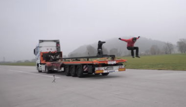 Watch a Man Get Launched Off a Truck at 50 MPH, for Science
