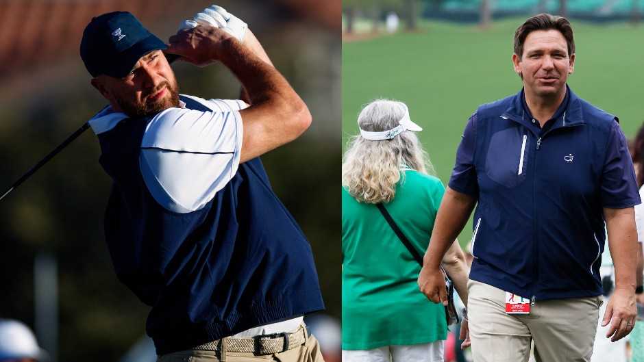 Travis Kelce and Ron DeSantis highlight Pebble Beach Pro-Am field as pairings are released