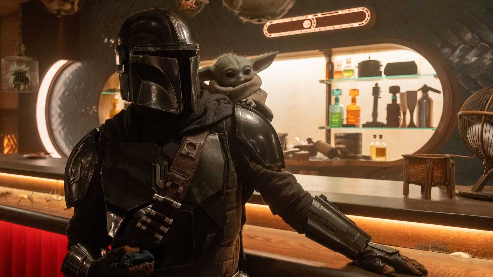 Din Djarin and Grogu in The Mandalorian and Grogu movie