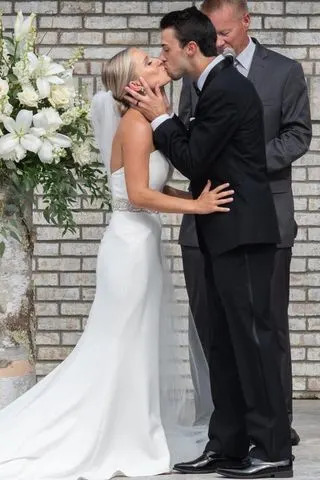Madeline and Matthew Gaudreau on their wedding day.Credit: Madeline Gaudreau/Instagram