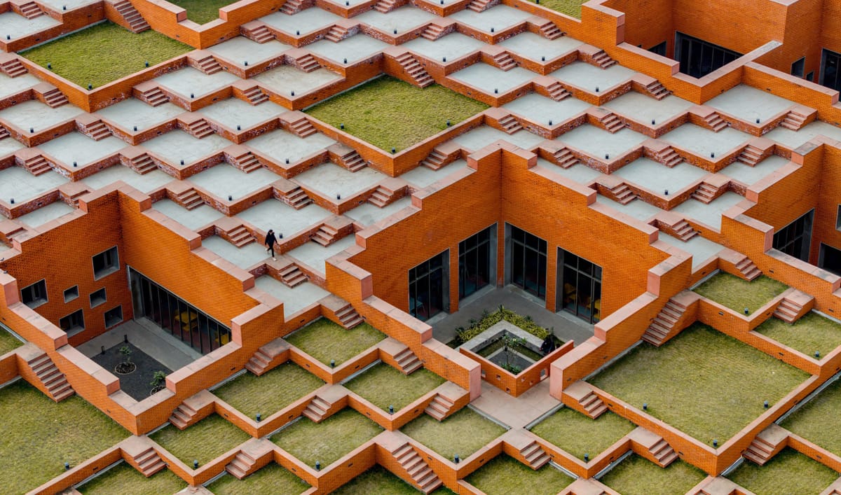 Sanjay Puri completes Indore university beneath stepped terraces | News