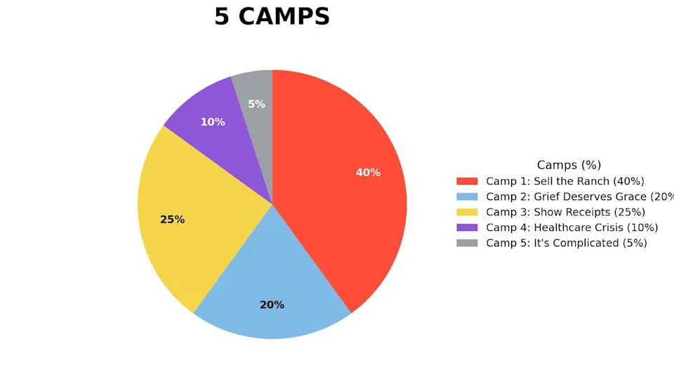 Analysis of 1,500+ comments reveals five distinct camps. Graphic: Wealth of Geeks.