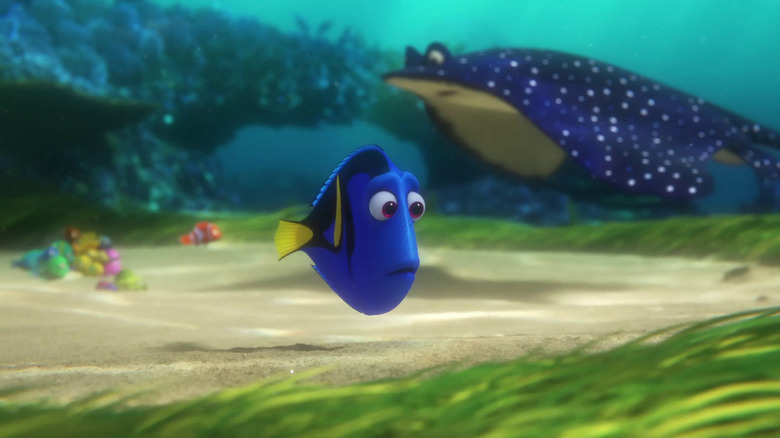 Dory looking sad in Finding Dory