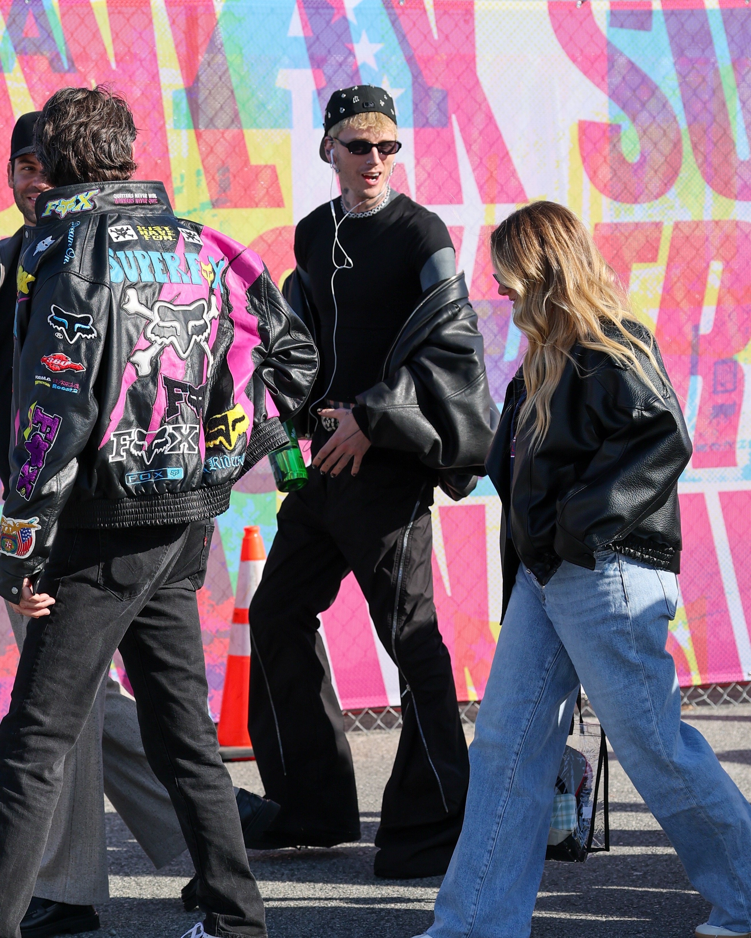 Machine Gun Kelly attends Super Bowl LX at Levi's Stadium
