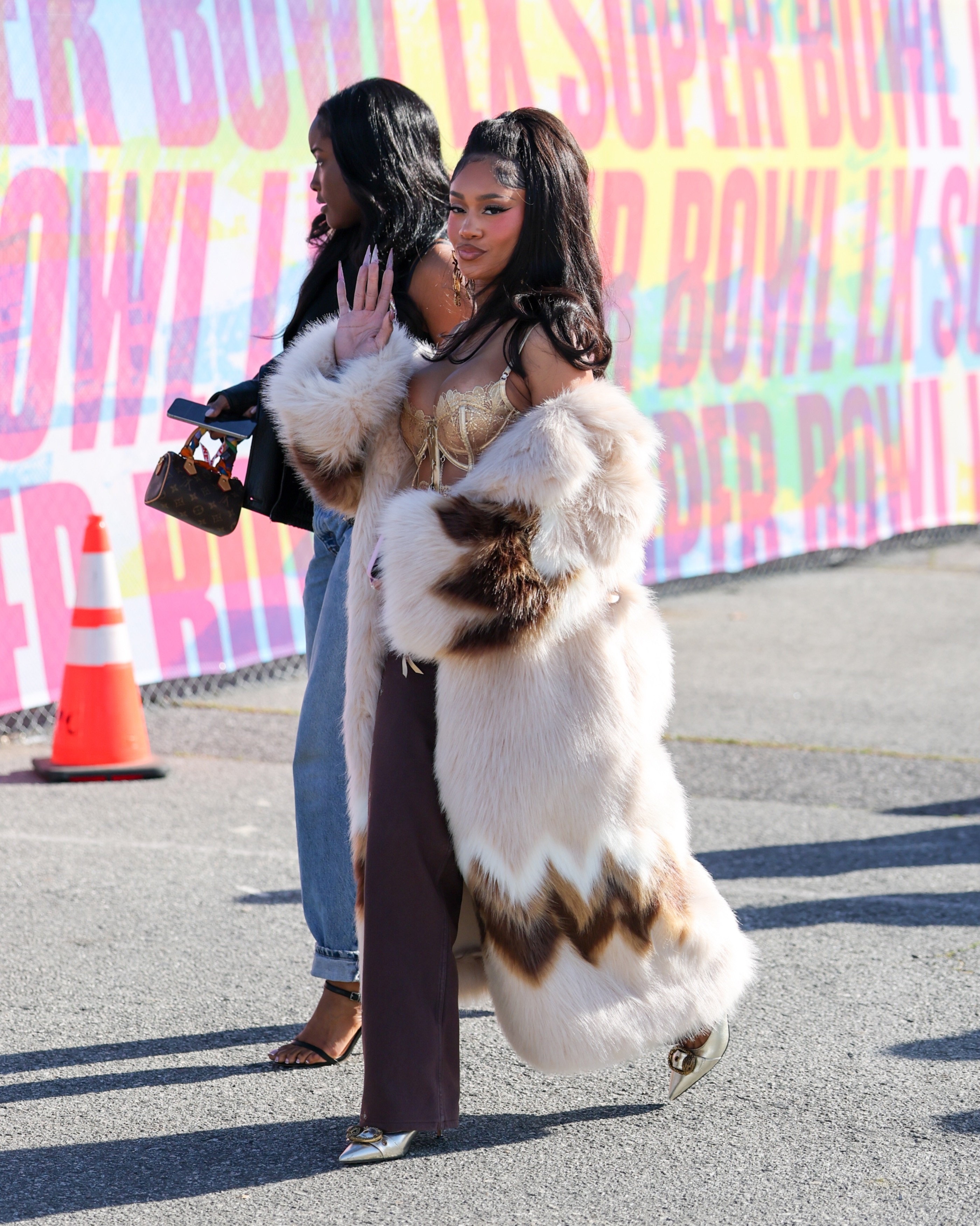 Saweeti arrives for Super Bowl 60