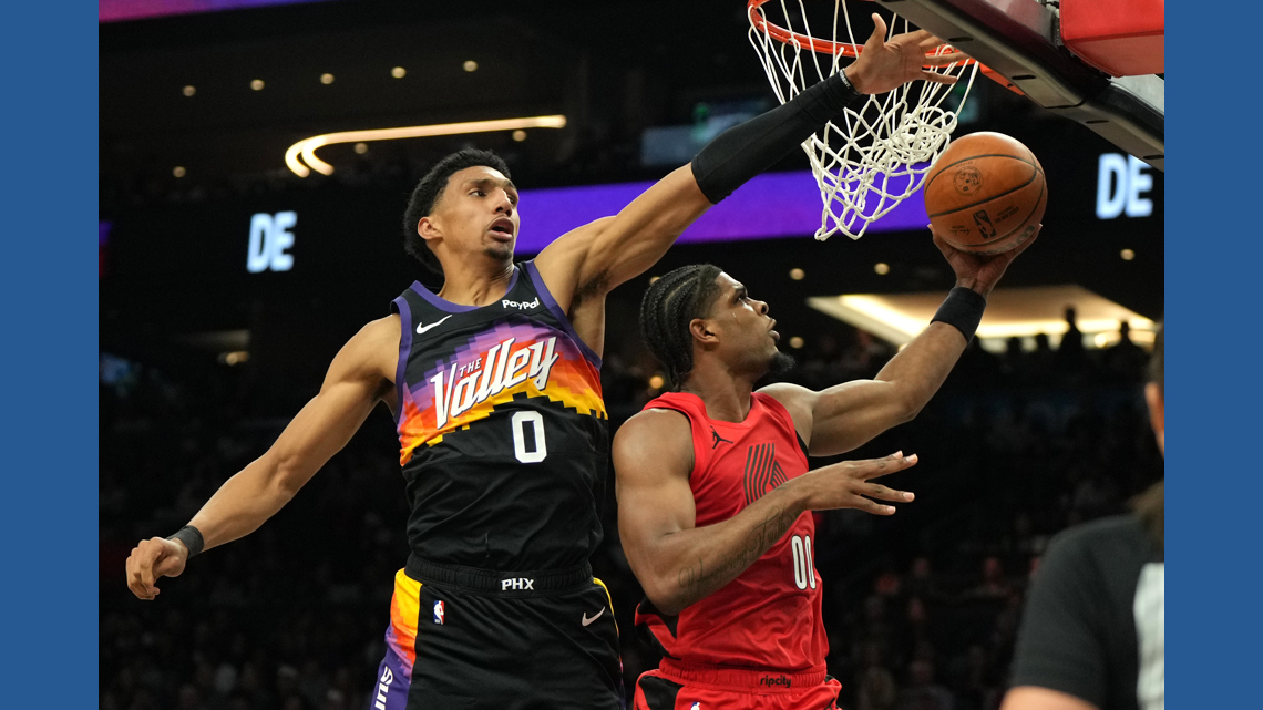 Clingan scores 23 points to lead Trail Blazers past short-handed Suns 92-77