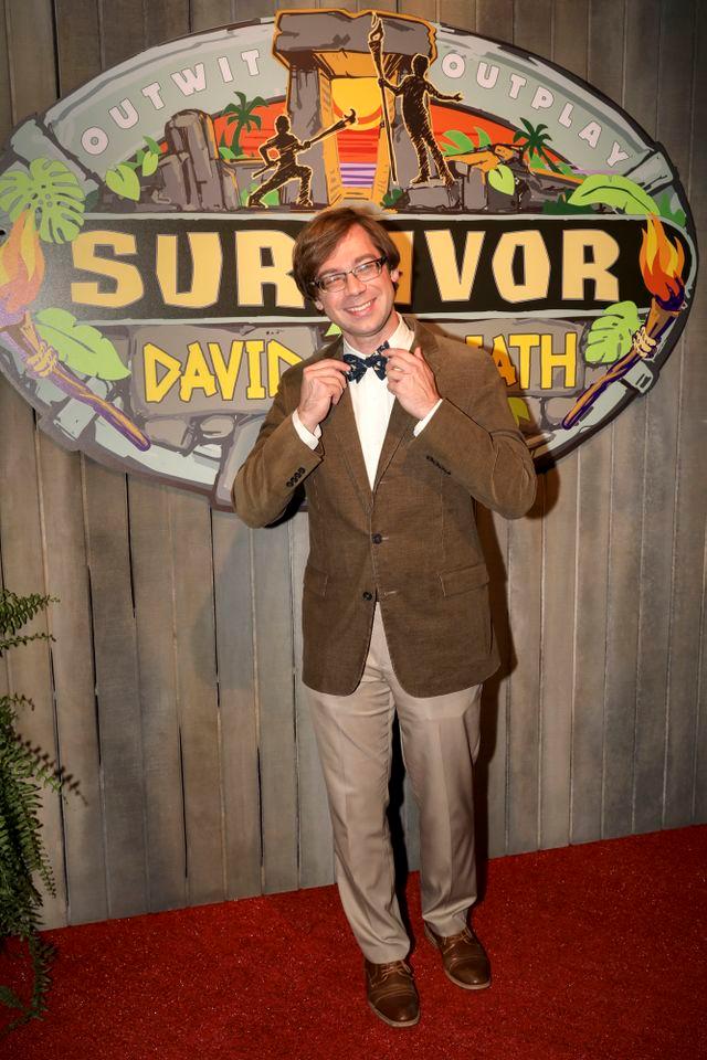 Christian Hubicki at the finale of 'Survivor: David vs. Goliath' Monty Brinton/CBS via Getty